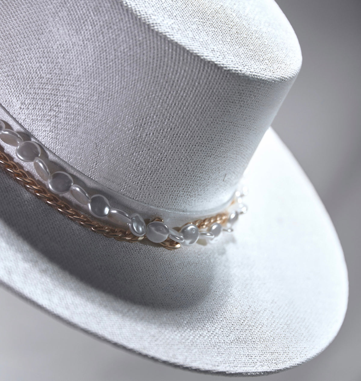 Hat Jewelry Pearl & Rose Gold