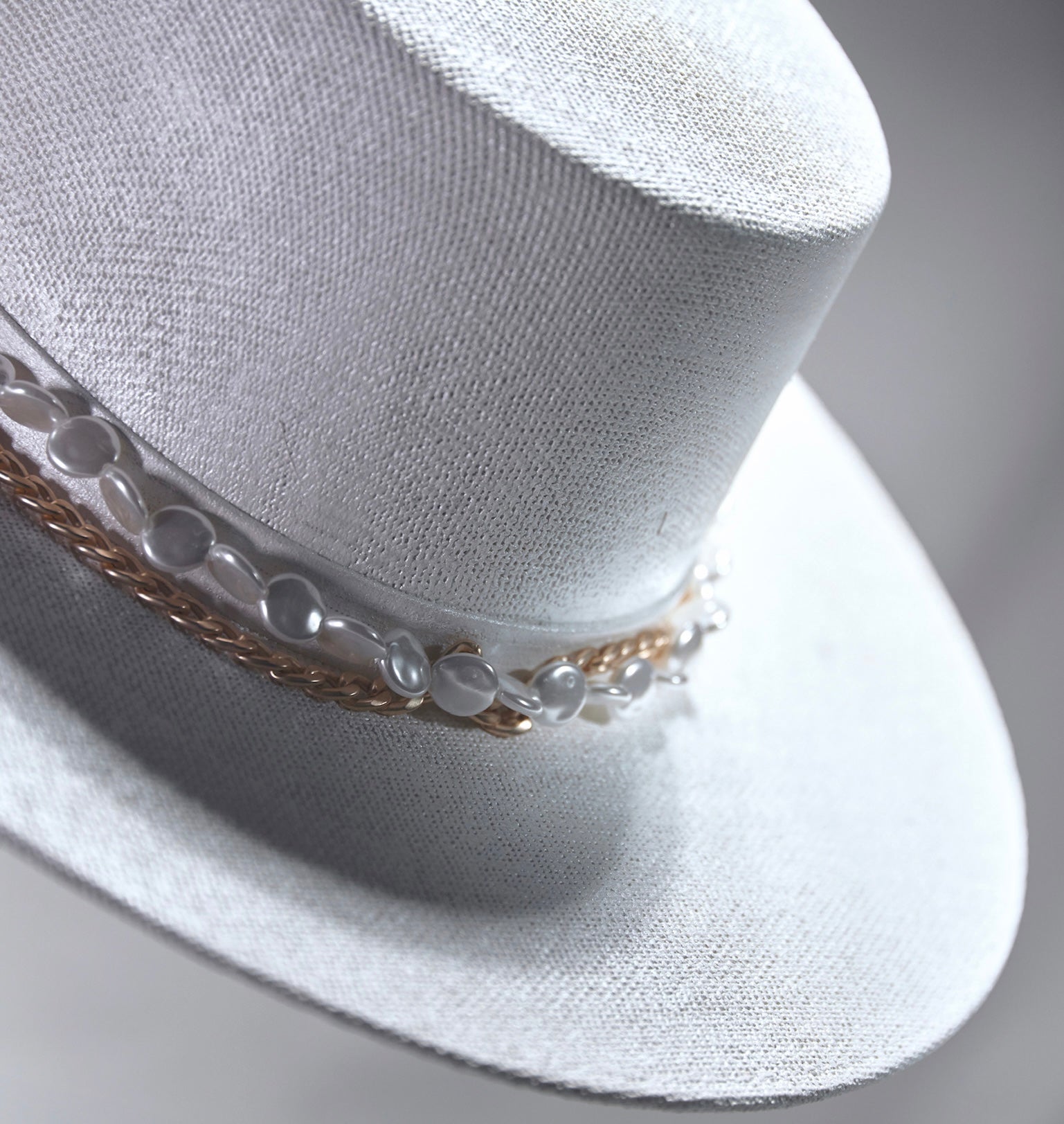 Hat Jewelry Pearl & Rose Gold