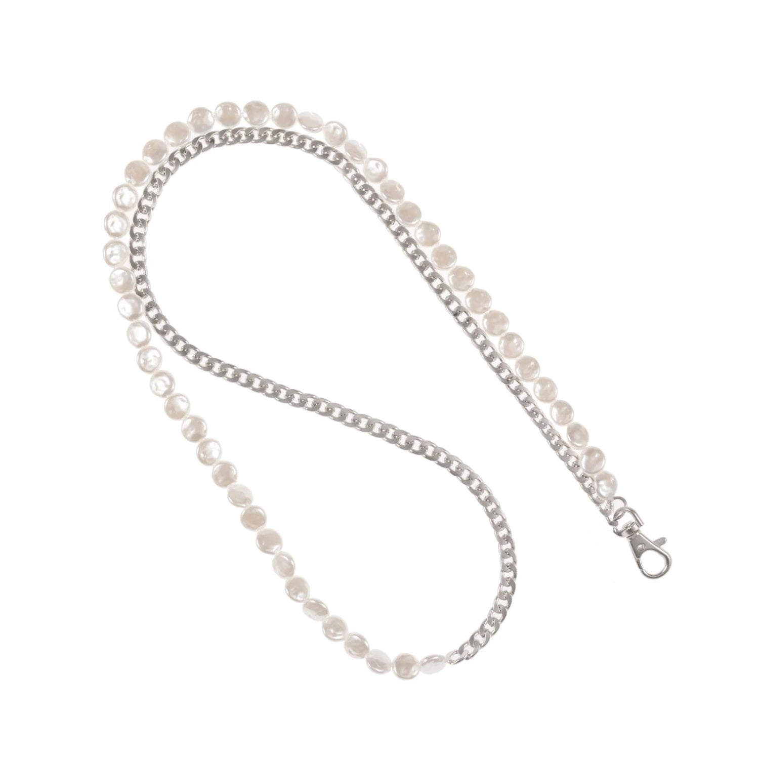 Hat Jewelry pearl & silver