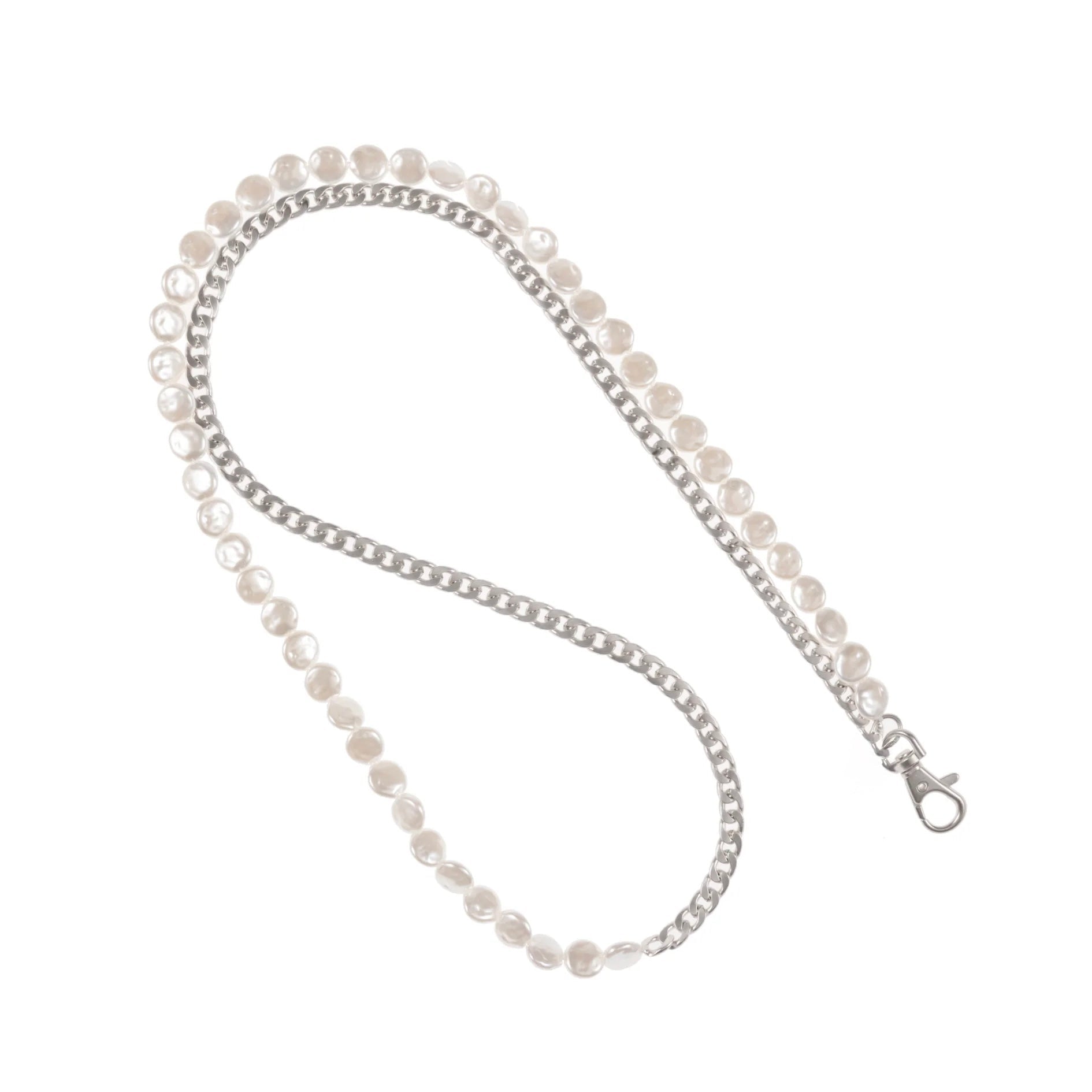 Hat Jewelry pearl & silver