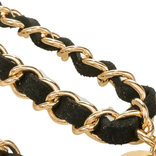 Hat Jewelry Black & Gold