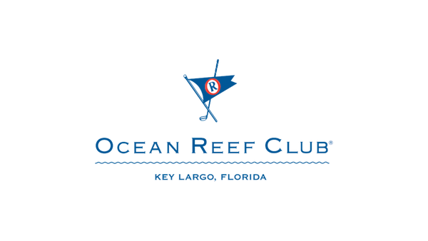 Logo of Ocean Reef Club with a martini glass icon on a white background